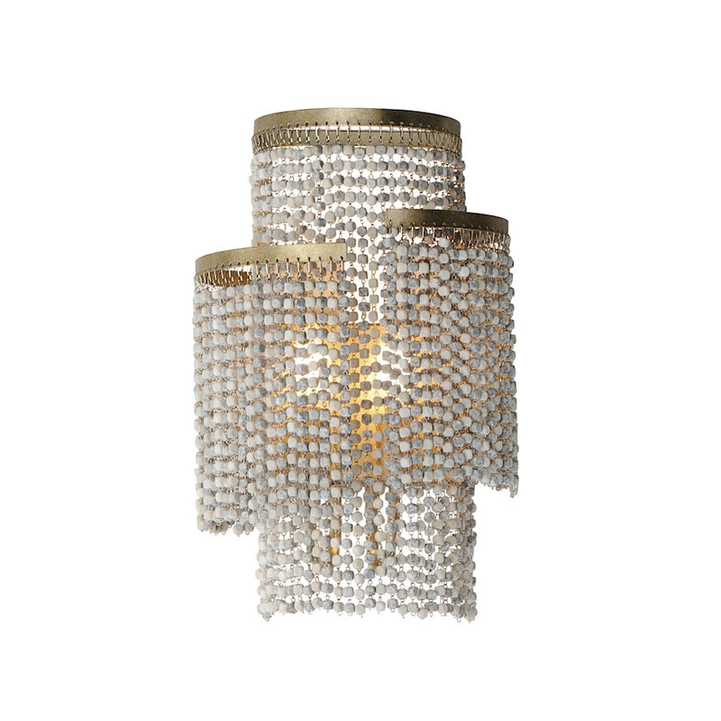 Maxim Lighting Fontaine 2 Light Wall Sconce, Golden Silver