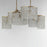 Maxim Lighting Fontaine 6 Light Linear Pendant, Golden Silver