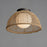 Maxim Lighting Cestino 1 Light Flush Mount, Antique Bronze