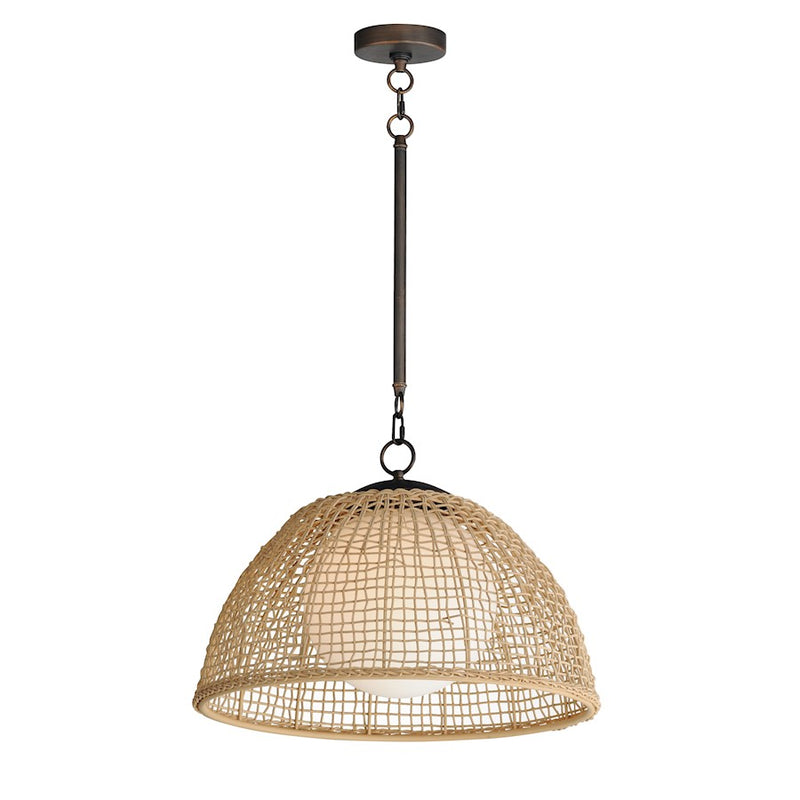 Maxim Lighting Cestino 1 Light Pendant, Antique Bronze