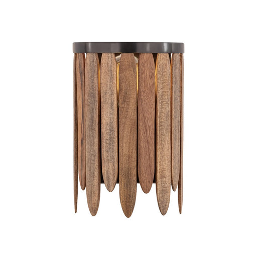 Maxim Lighting Marimba 1 Light 12" Wall Sconce, Walnut - 22510WNGM