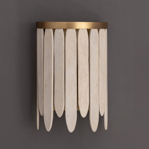 Maxim Lighting Marimba 1 Light 12" Wall Sconce, Weathered White