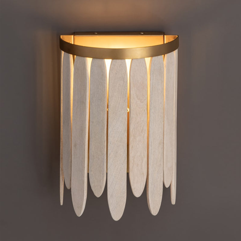 Maxim Lighting Marimba 1 Light 12" Wall Sconce, Weathered White