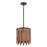 Maxim Lighting Marimba 1 Light 12" Single Pendant, Walnut - 22511WNGM