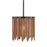 Maxim Lighting Marimba 1 Light 12" Single Pendant, Walnut