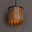 Maxim Lighting Marimba 1 Light 12" Single Pendant, Walnut