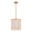 Maxim Lighting Marimba 1Lt 12" Single Pendant, Weathered White - 22511WWTNAB