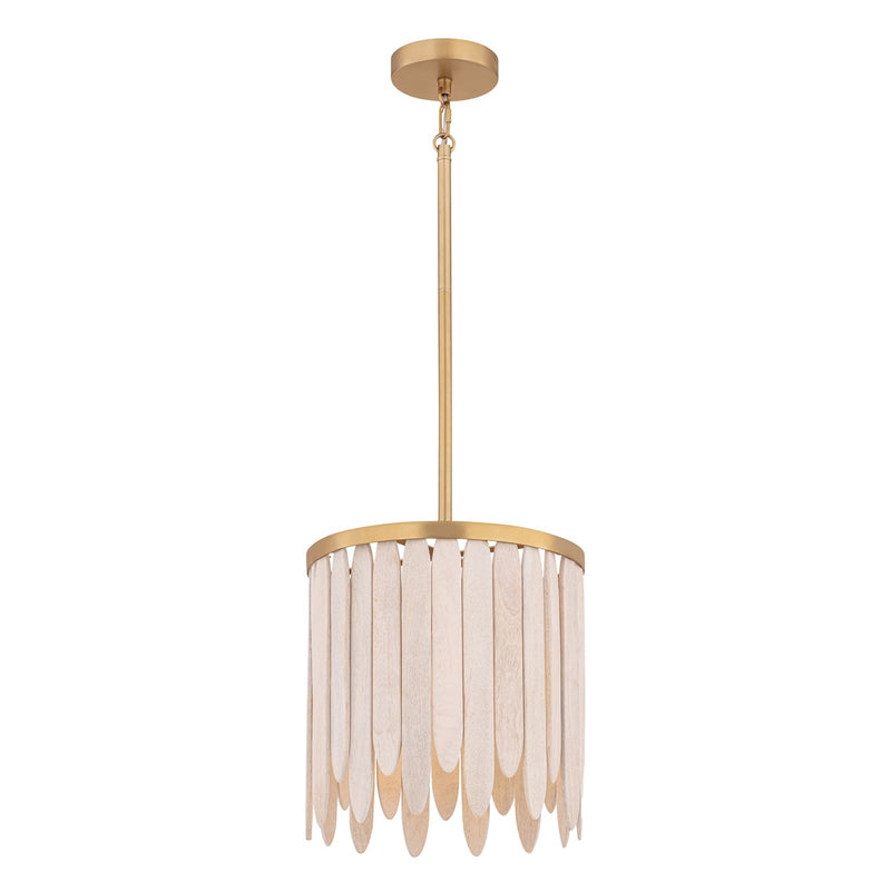 Maxim Lighting Marimba 1Lt 12" Single Pendant, Weathered White