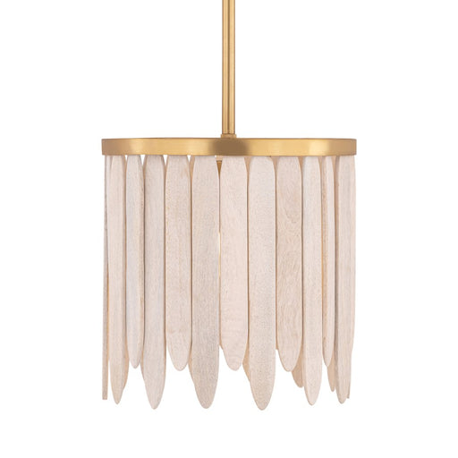 Maxim Lighting Marimba 1Lt 12" Single Pendant, Weathered White