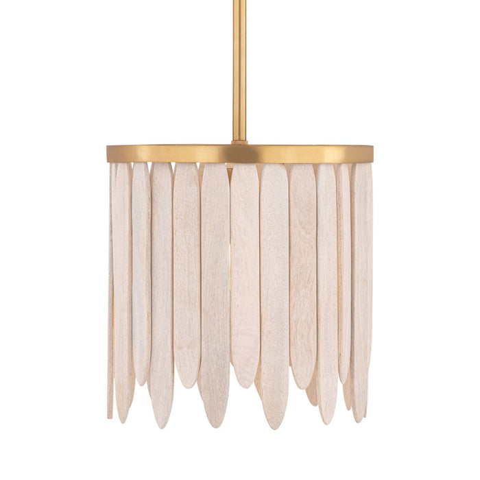 Maxim Lighting Marimba 1Lt 12" Single Pendant, Weathered White