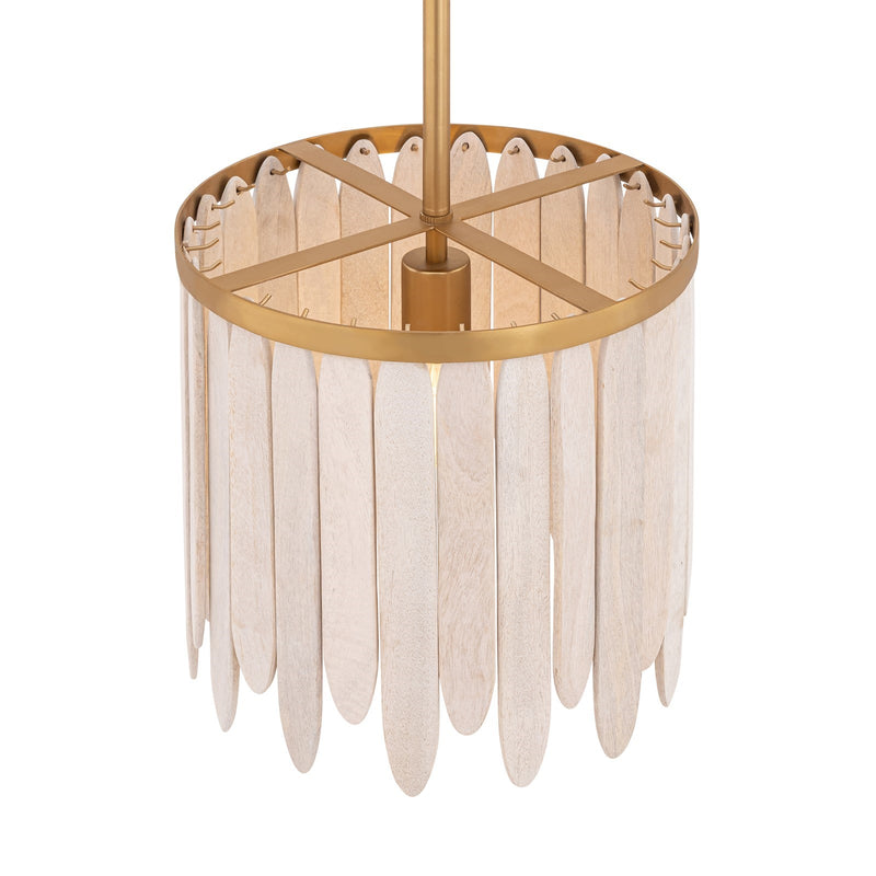 Maxim Lighting Marimba 1Lt 12" Single Pendant, Weathered White