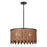 Maxim Lighting Marimba 4 Light 12.5" Single Pendant, Walnut - 22512WNGM
