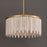 Maxim Lighting Marimba 4Lt 12.5" Single Pendant, Weathered White