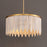 Maxim Lighting Marimba 4Lt 12.5" Single Pendant, Weathered White