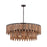 Maxim Lighting Marimba 7 Light 15" Single Pendant, Walnut - 22513WNGM