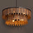 Maxim Lighting Marimba 7 Light 15" Single Pendant, Walnut