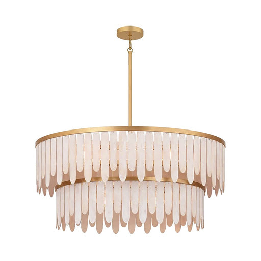 Maxim Lighting Marimba 7Lt 15" Single Pendant, Weathered White - 22513WWTNAB