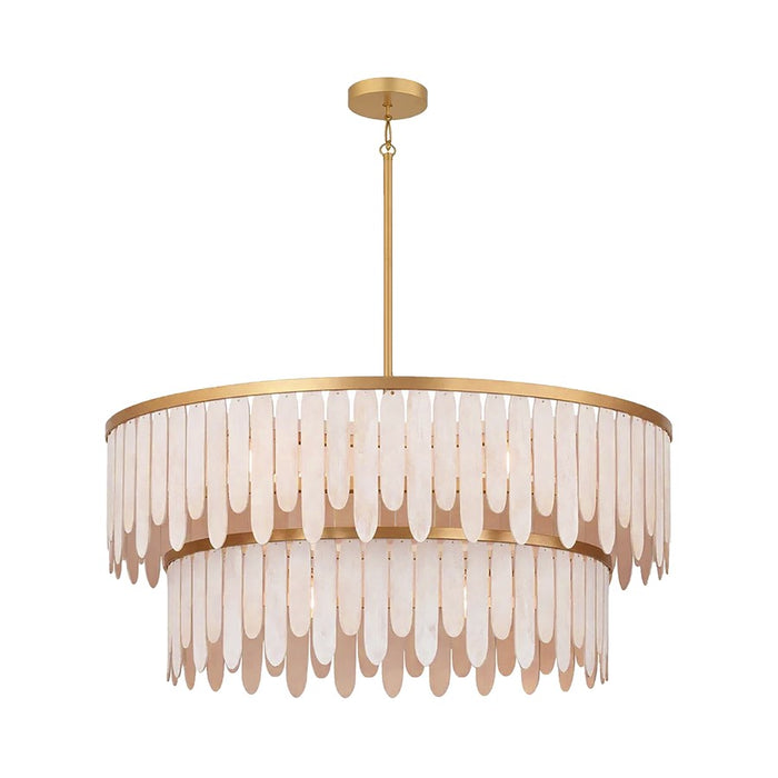 Maxim Lighting Marimba 7Lt 15" Single Pendant, Weathered White - 22513WWTNAB