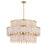 Maxim Lighting Marimba 10 Light 25.5" Chandelier, Weathered White - 22514WWTNAB