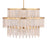Maxim Lighting Marimba 10 Light 25.5" Chandelier, Weathered White