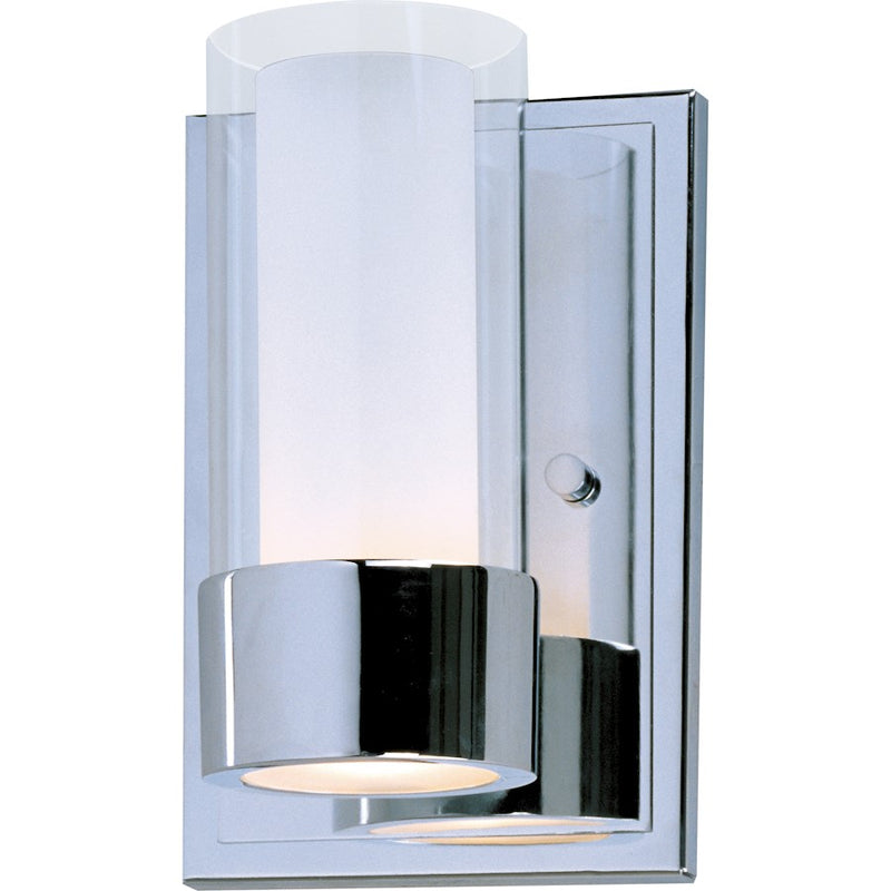 Maxim Lighting Silo 1-Light Wall Sconce Polished Chrome