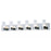 Maxim Lighting Silo 6 Light Bath Vanity, Chrome/Clear/Frosted