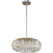 Maxim Lighting Arabesque 7-Light Pendant Golden Silver