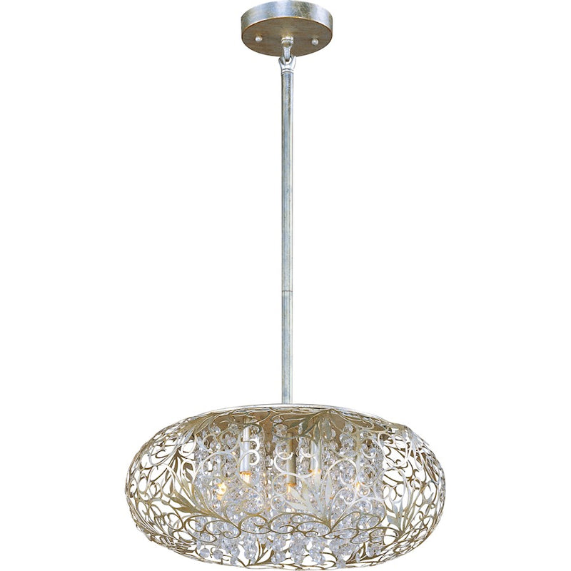 Maxim Lighting Arabesque 7-Light Pendant Golden Silver
