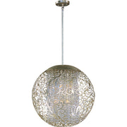 Maxim Lighting Arabesque 9-Light Pendant Golden Silver