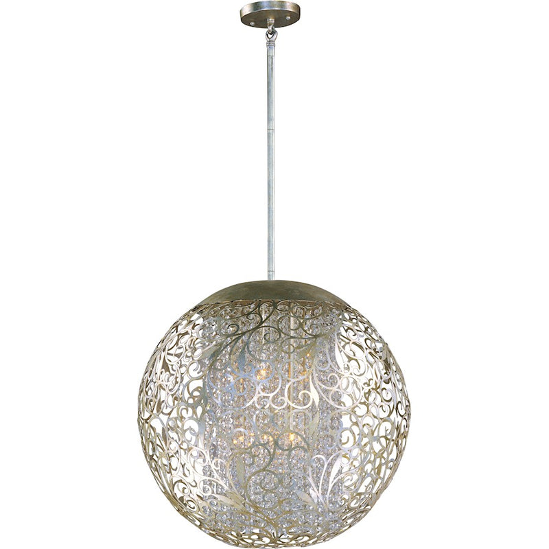 Maxim Lighting Arabesque 9-Light Pendant Golden Silver