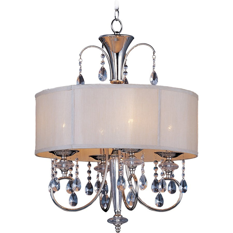Maxim Montgomery 4-Light Pendant Polished Nickel
