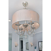 Maxim Montgomery 4-Light Pendant Polished Nickel