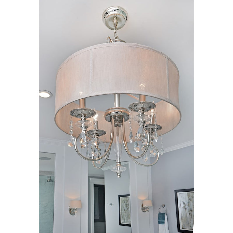 Maxim Montgomery 4-Light Pendant Polished Nickel
