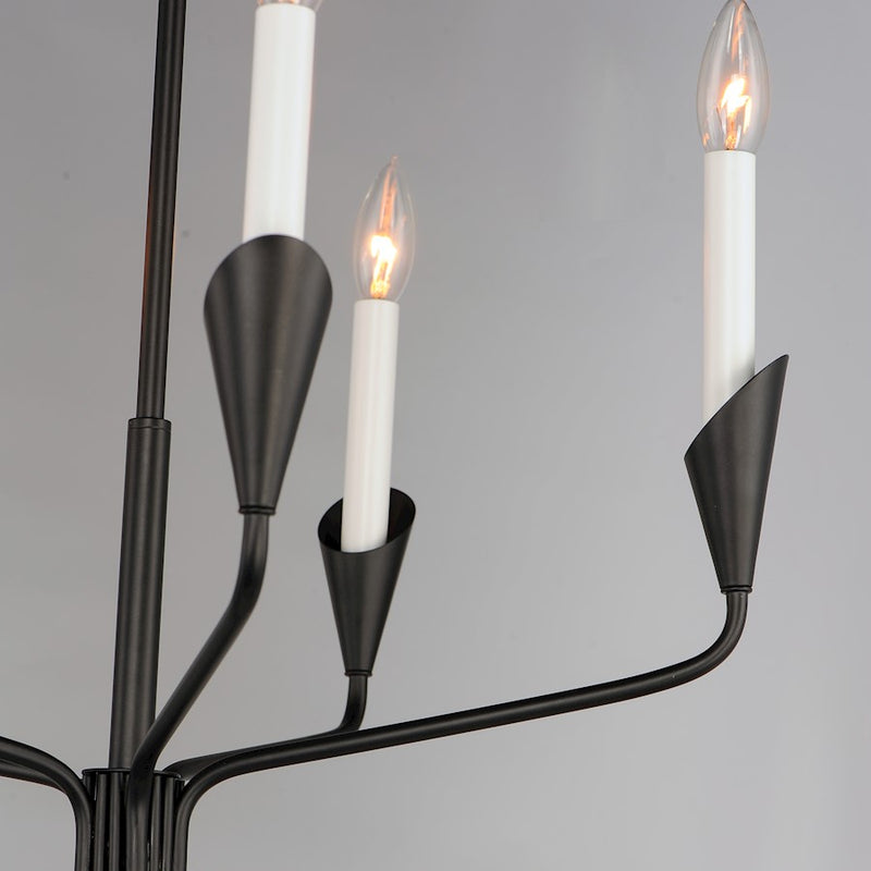 Maxim Lighting Calyx Chandelier, Black