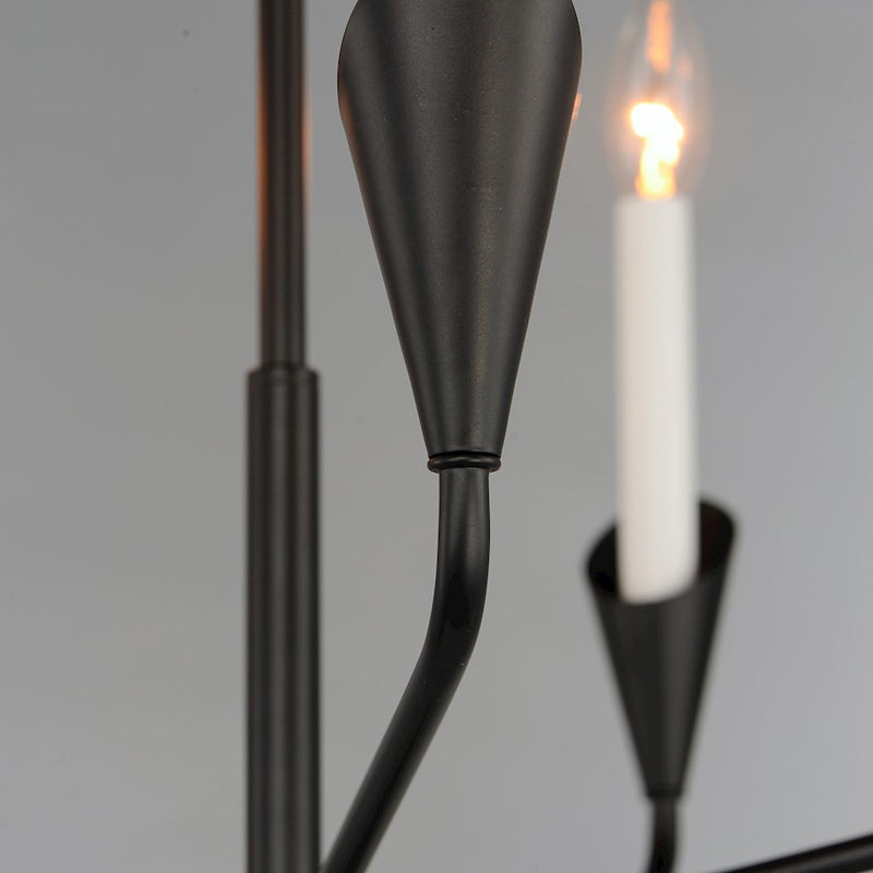 Maxim Lighting Calyx Chandelier, Black