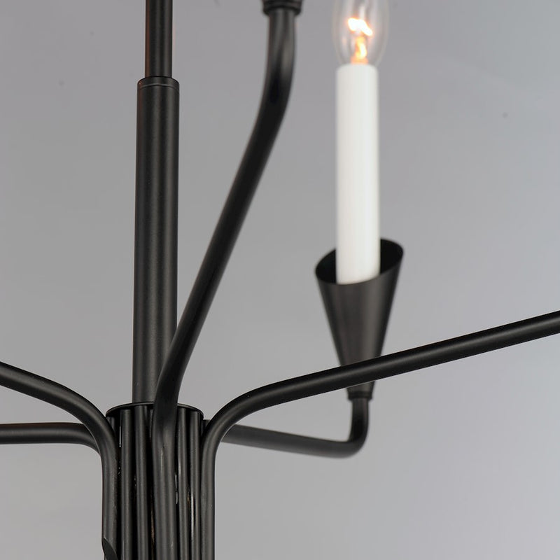 Maxim Lighting Calyx Chandelier, Black