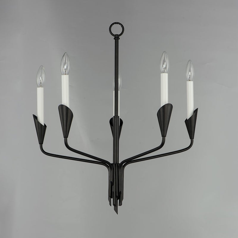 Maxim Lighting Calyx Chandelier, Black
