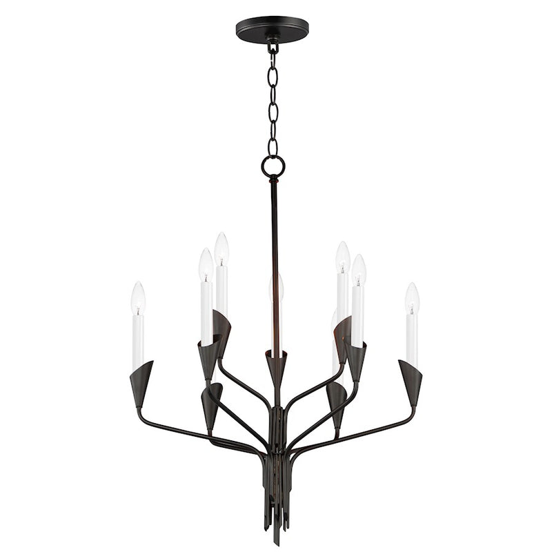 Maxim Lighting Calyx Chandelier, Black