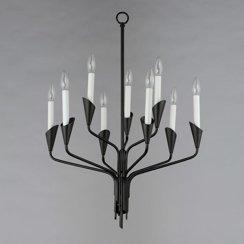 Maxim Lighting Calyx Chandelier, Black