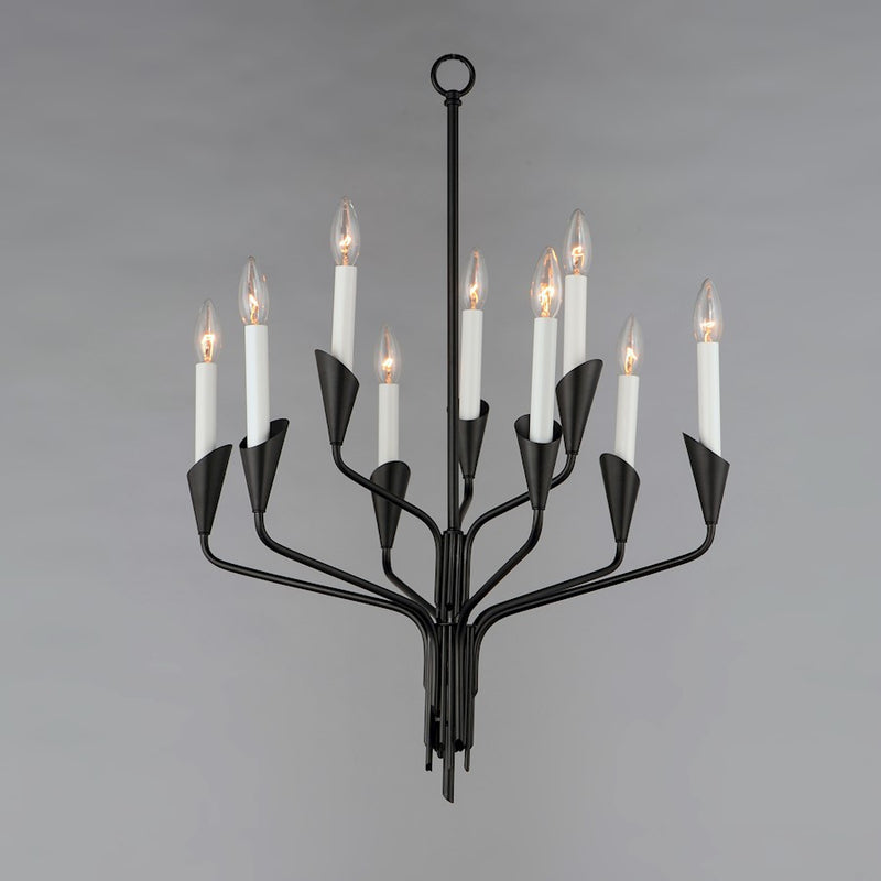 Maxim Lighting Calyx Chandelier, Black