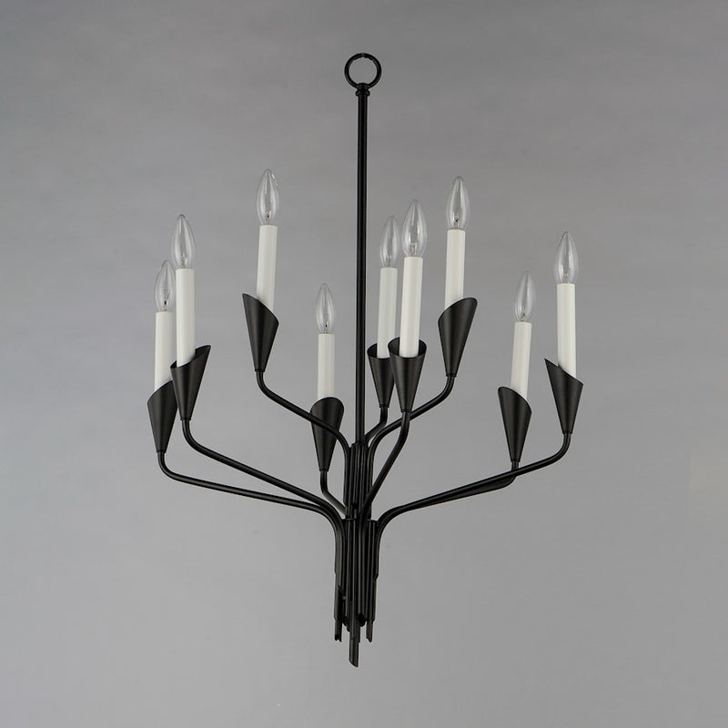 Maxim Lighting Calyx Chandelier, Black