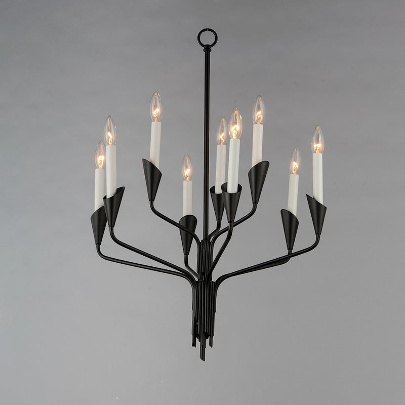 Maxim Lighting Calyx Chandelier, Black