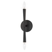 Maxim Lighting Rome 2 Light 13.5" Wall Sconce, Black - 24620BK