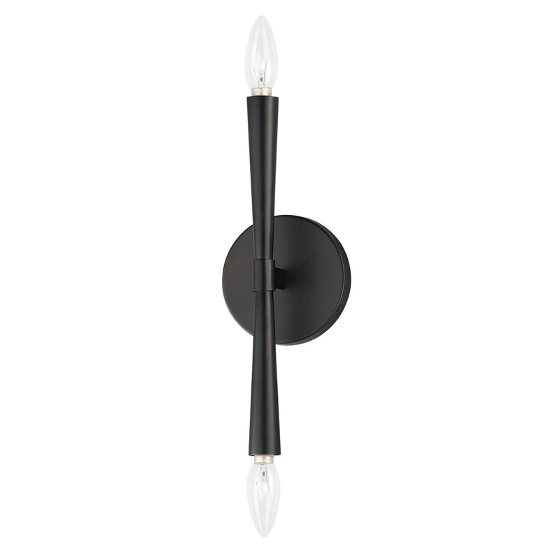 Maxim Lighting Rome 2 Light 13.5" Wall Sconce, Black