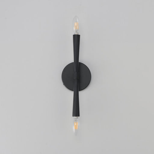 Maxim Lighting Rome 2 Light 13.5" Wall Sconce, Black