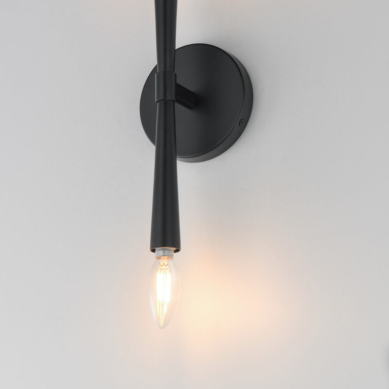 Maxim Lighting Rome 2 Light 13.5" Wall Sconce, Black
