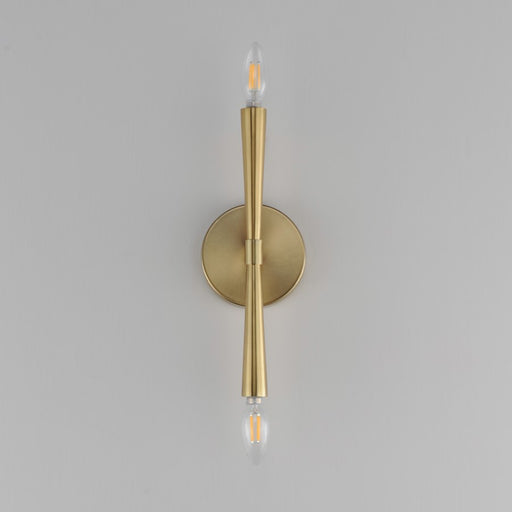 Maxim Lighting Rome 2 Light 13.5" Wall Sconce, Satin Brass