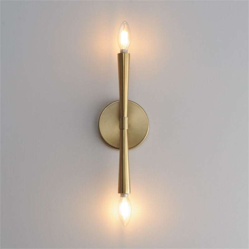 Maxim Lighting Rome 2 Light 13.5" Wall Sconce, Satin Brass