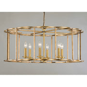 Maxim Lighting 14.5' x 31.5' Helix 6 Light Chandelier, Bronze Fusion