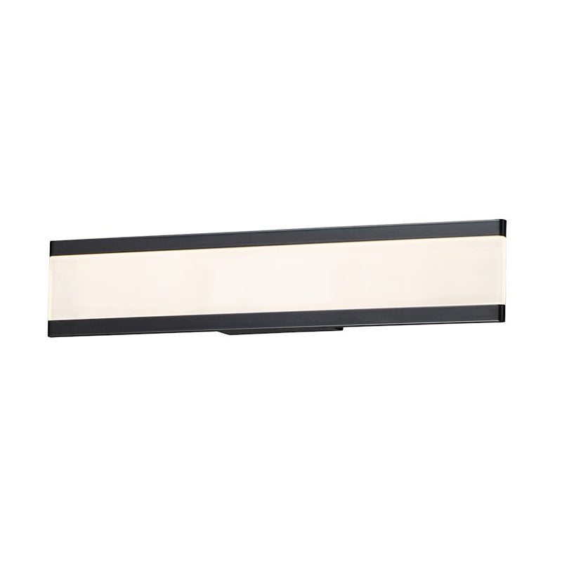 Maxim Lighting Visor 24" LED 2-Light Wall Sconce, Black